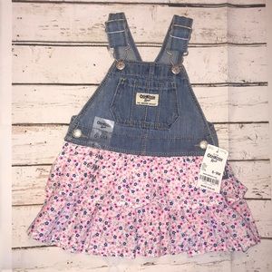 OshKosh Overall Dress For Baby Girl 6-9 months